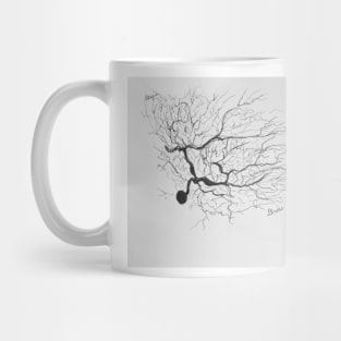 Pen and Ink Neuron Drawing Mug